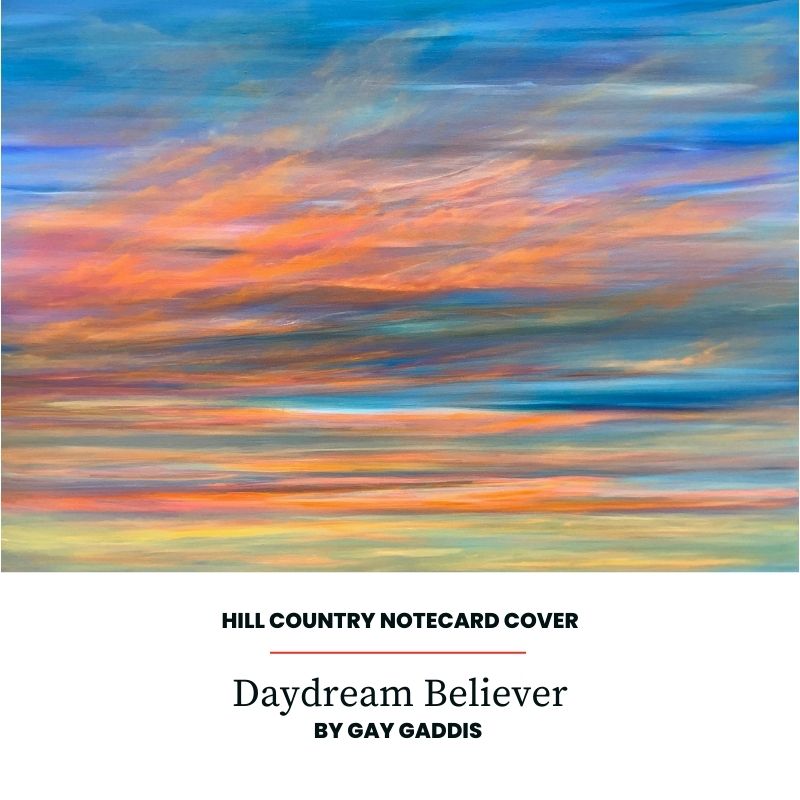 Hill Country Paintings Notecard Collection 2 Daydream Believer Notecard Product Shot